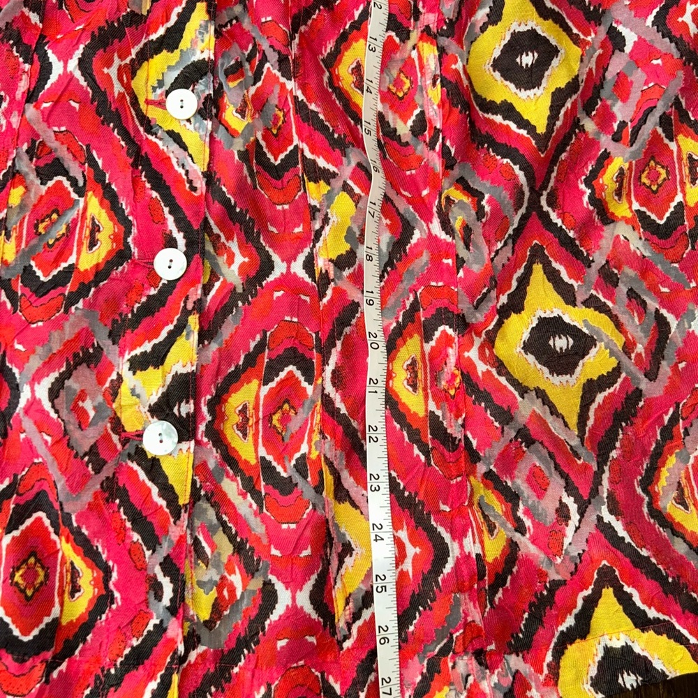 Ruby Rd. Multicolor Geometric Top - Picture 10 of 11